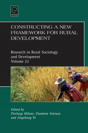 Cover of the book Constructing a new framework for rural development by Frank T. Gallo