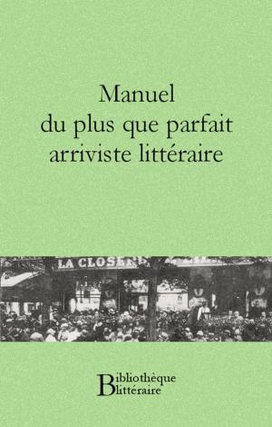 Book cover of Manuel du plus que parfait arriviste littéraire