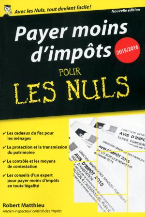 Cover of the book Payer moins d'impôts 2015-2016 Poche Pour les Nuls by Philippe DURANT