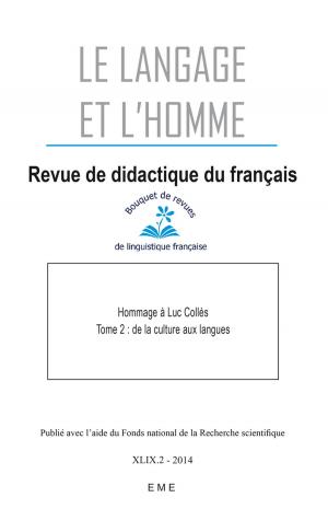 Cover of the book De la culture aux langues by Franck Devaux