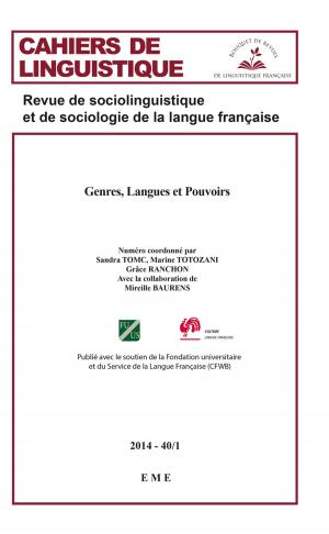 Cover of the book Genres, Langues et Pouvoirs by Jacques Saint