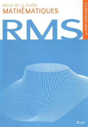 Cover of the book Revue de la filière mathématiques RMS 115-2 by Rue