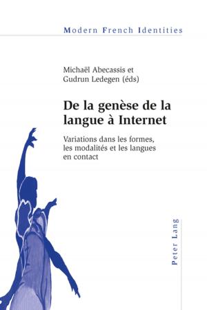 Cover of the book De la genèse de la langue à Internet by Annika Hampel