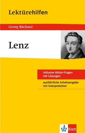 Cover of the book Klett Lektürehilfen - Georg Büchner, Lenz by Astrid Erll, Marion Gymnich
