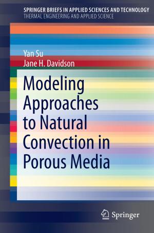 Cover of the book Modeling Approaches to Natural Convection in Porous Media by Carlile Lavor, Sebastià Xambó-Descamps, Isiah Zaplana