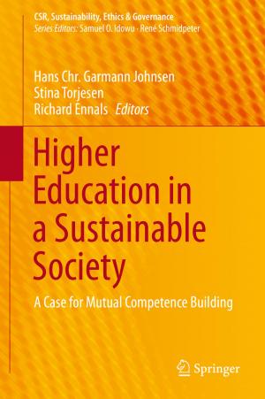 Cover of the book Higher Education in a Sustainable Society by Sujoy Kumar Saha, Gian Piero Celata