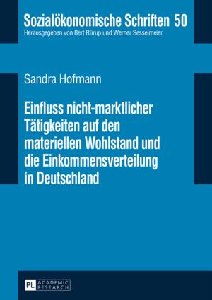 Cover of the book Einfluss nicht-marktlicher Taetigkeiten auf den materiellen Wohlstand und die Einkommensverteilung in Deutschland by Liudmila Li