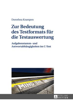 Cover of Zur Bedeutung des Testformats fuer die Testauswertung
