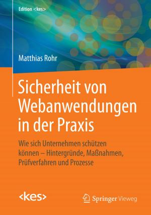 Cover of the book Sicherheit von Webanwendungen in der Praxis by Manfred Bruhn