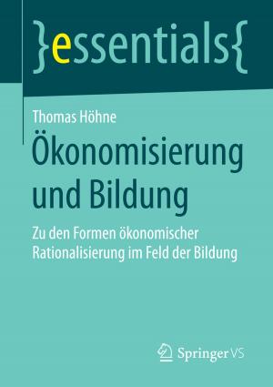 Cover of the book Ökonomisierung und Bildung by Nicole Holzhauser, Andrea Ploder, Stephan Moebius, Oliver Römer