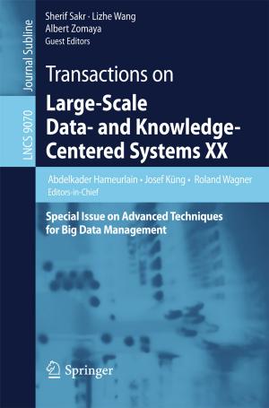 Cover of the book Transactions on Large-Scale Data- and Knowledge-Centered Systems XX by H.U. Zollinger, U. Riede, G. Thiel, M.J. Mihatsch, J. Torhorst