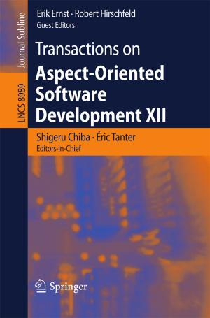 Cover of the book Transactions on Aspect-Oriented Software Development XII by Patrick S. Renz, Nikola Böhrer
