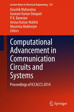 Cover of the book Computational Advancement in Communication Circuits and Systems by Sreepat Jain