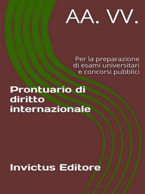 Cover of the book Prontuario di diritto internazionale by G. D'Annunzio