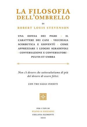 Cover of La filosofia dell'ombrello
