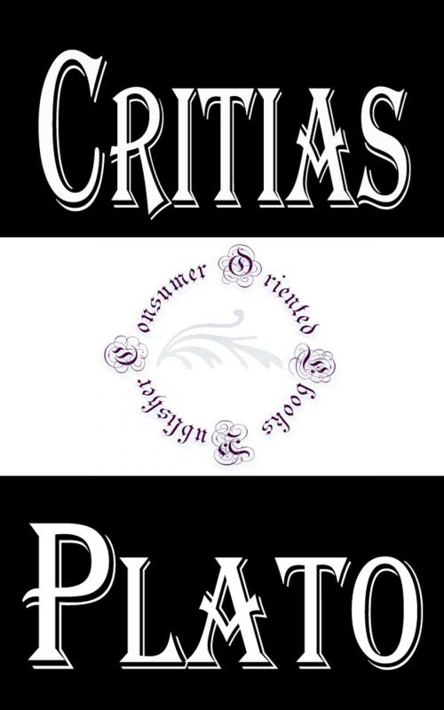 Cover of the book Critias by Plato, Consumer Oriented Ebooks Publisher