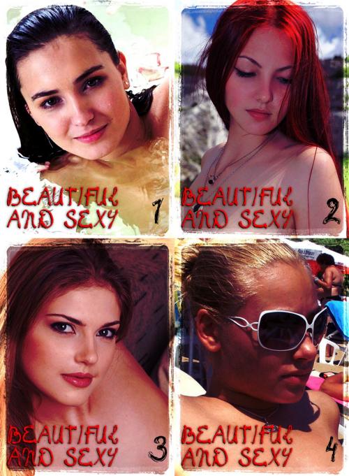 Cover of the book Beautiful and Sexy Collected Edition 1 - An erotic photo eBook - Volumes 1 to 4 by Avril Winters, XXX Books