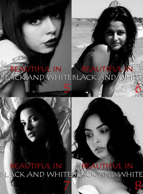 Cover of the book Beautiful in Black and White Collected Edition 2 - 4 erotic photo books in one by Athena Watson, XXX Books