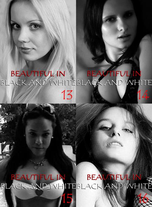 Cover of the book Beautiful in Black and White Collected Edition 4 - 4 erotic photo books in one by Athena Watson, XXX Books