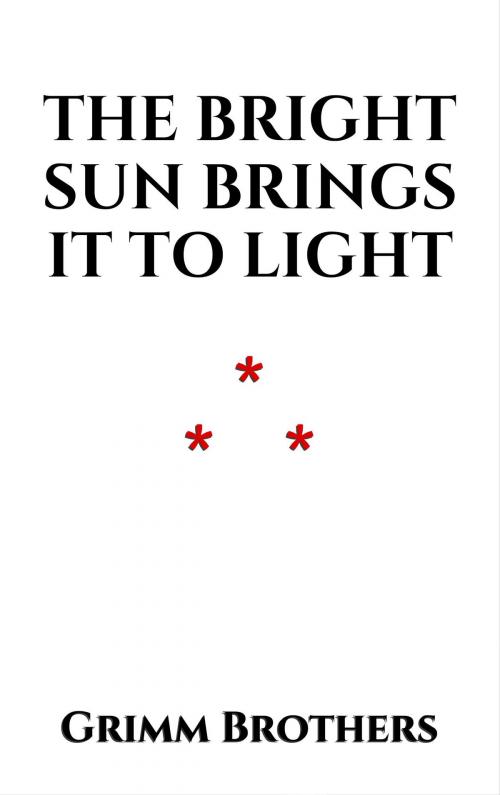 Cover of the book The Bright Sun brings it to Light by Grimm Brothers, Edition du Phoenix d'Or