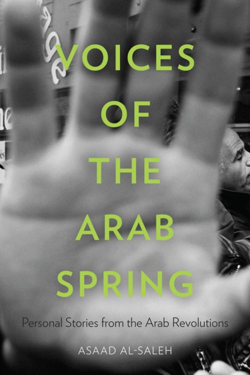 Cover of the book Voices of the Arab Spring by Asaad Alsaleh, Columbia University Press