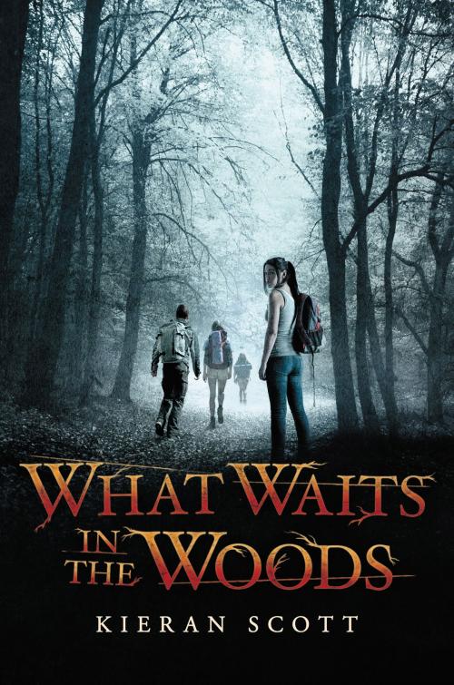 Cover of the book What Waits in the Woods by Kieran Scott, Scholastic Inc.