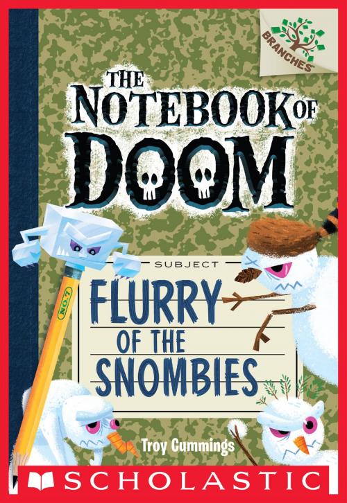 Cover of the book The Notebook of Doom #7: Flurry of the Snombies (A Branches Book) by Troy Cummings, Scholastic Inc.