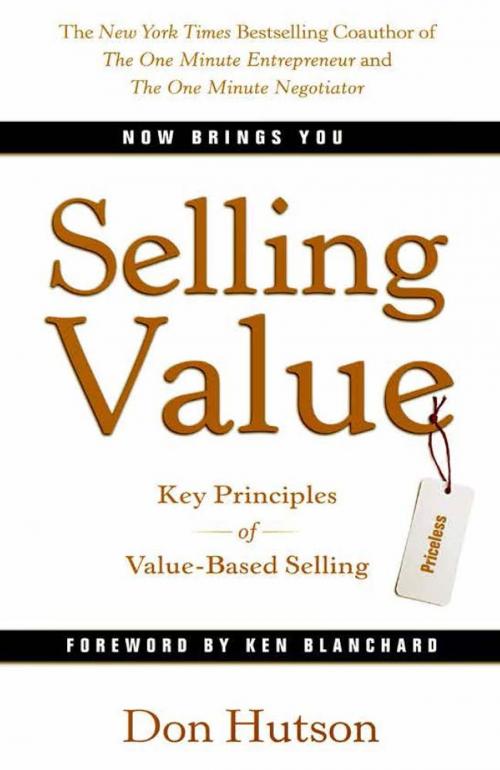 Cover of the book Selling Value by Don Hutson, Executive Books