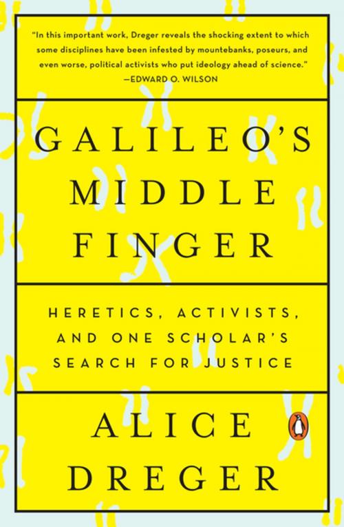 Cover of the book Galileo's Middle Finger by Alice Dreger, Penguin Publishing Group