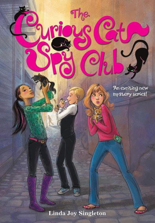 Cover of the book The Curious Cat Spy Club by Linda Joy Singleton, Albert Whitman & Company