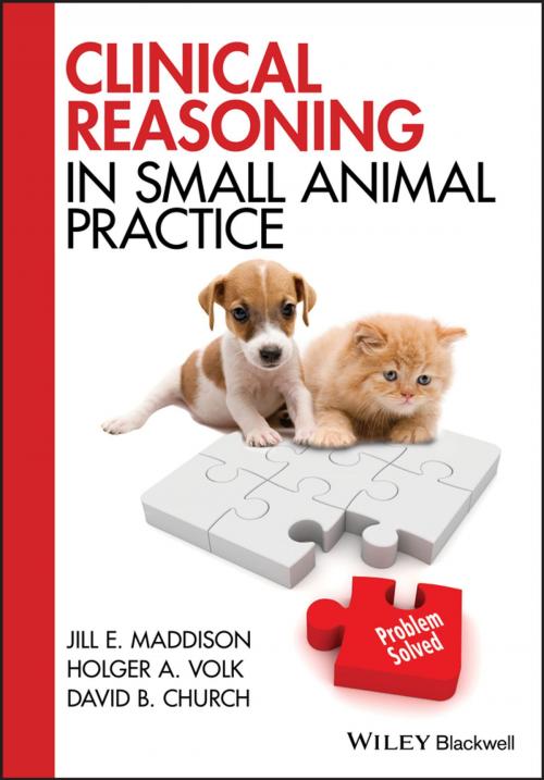 Cover of the book Clinical Reasoning in Small Animal Practice by Jill E. Maddison, Holger A. Volk, David B. Church, Wiley