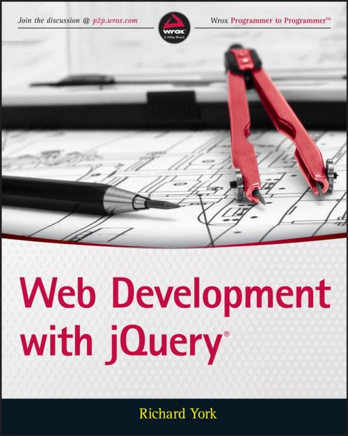 Cover of the book Web Development with jQuery by Richard York, Wiley