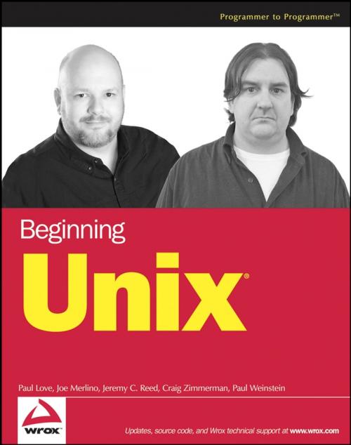 Cover of the book Beginning Unix by Paul Love, Joe Merlino, Craig Zimmerman, Jeremy C. Reed, Paul Weinstein, Wiley