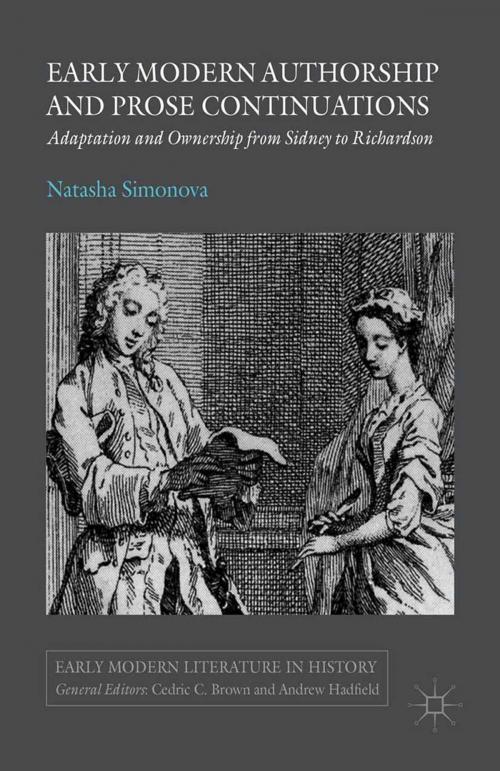 Cover of the book Early Modern Authorship and Prose Continuations by N. Simonova, Palgrave Macmillan UK