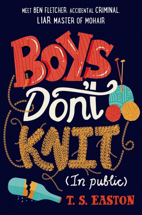 Cover of the book Boys Don't Knit (In Public) by T. S. Easton, Feiwel & Friends