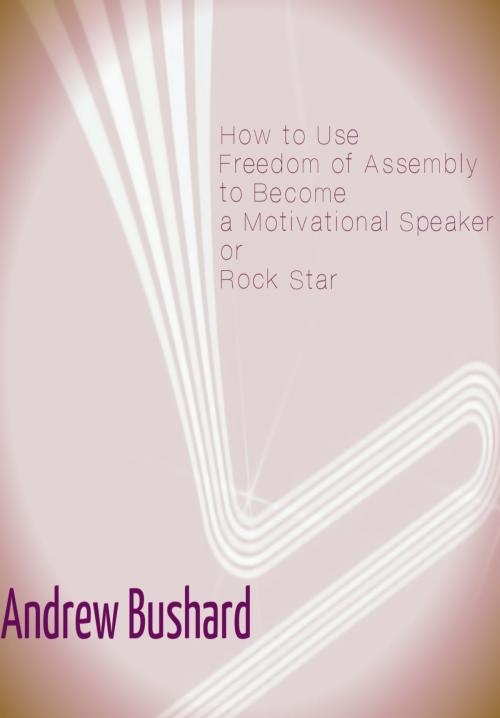 Cover of the book How to Use Freedom of Assembly to Become a Motivational Speaker or Rock Star by Andrew Bushard, Andrew Bushard