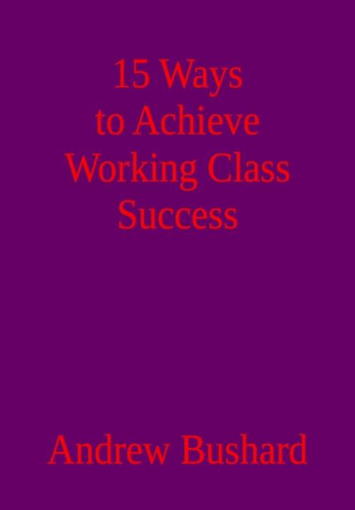 Cover of the book 15 Ways to Achieve Working Class Success by Andrew Bushard, Andrew Bushard
