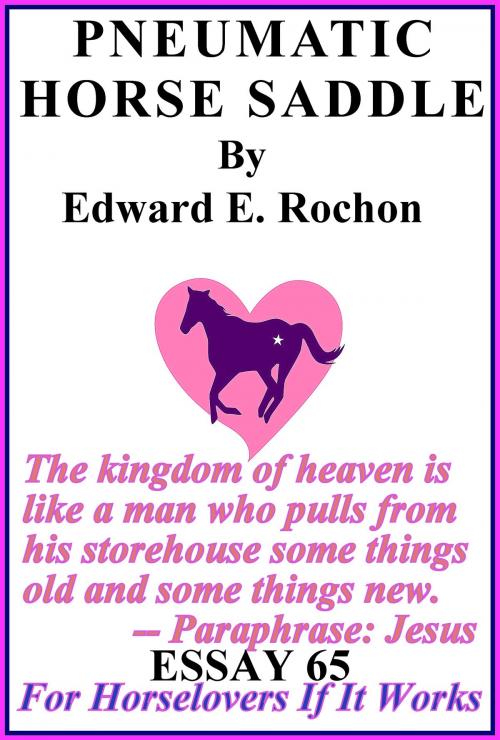 Cover of the book Pneumatic Horse Saddle by Edward E. Rochon, Edward E. Rochon