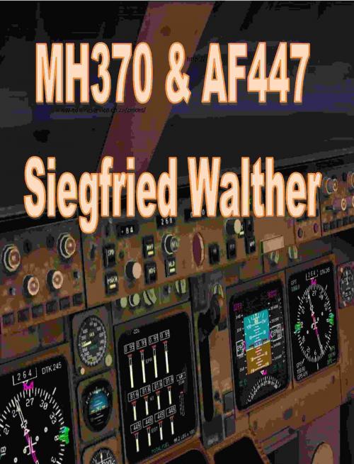 Cover of the book MH370 and AF447 by Siegfried Walther, Siegfried Walther