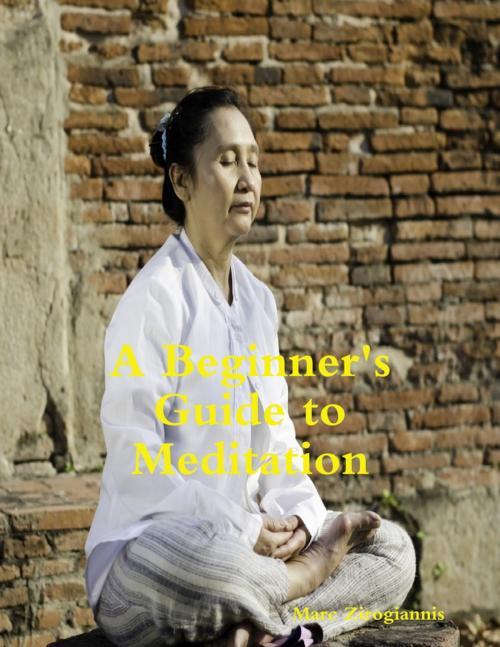 Cover of the book A Beginner's Guide to Meditation by Marc Zirogiannis, Lulu.com