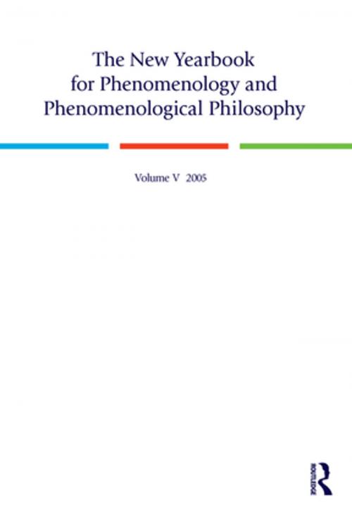 Cover of the book The New Yearbook for Phenomenology and Phenomenological Philosophy by , Taylor and Francis