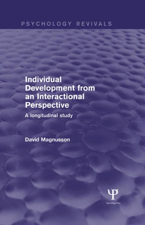 Cover of the book Individual Development from an Interactional Perspective (Psychology Revivals) by David Magnusson, Taylor and Francis