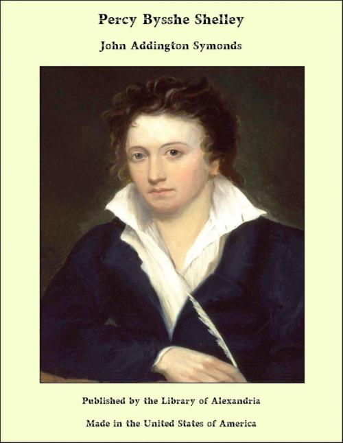 Cover of the book Percy Bysshe Shelley by John Addington Symonds, Library of Alexandria