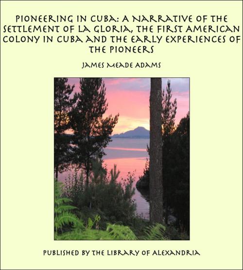 Cover of the book Pioneering in Cuba: A Narrative of the Settlement of La Gloria, the First American Colony in Cuba and the Early Experiences of the Pioneers by James Meade Adams, Library of Alexandria