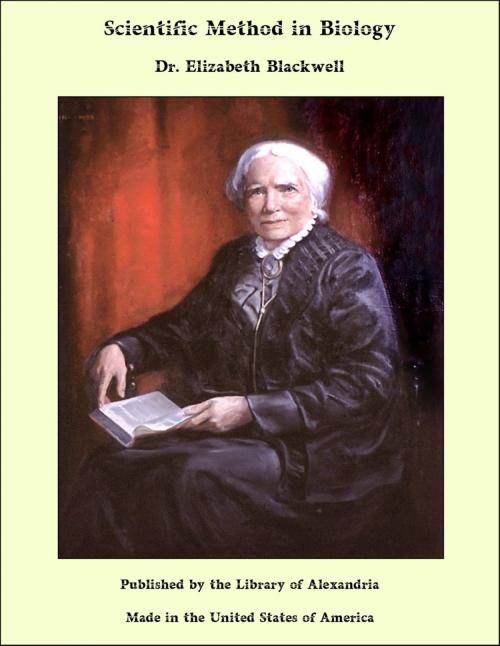 Cover of the book Scientific Method in Biology by Dr. Elizabeth Blackwell, Library of Alexandria