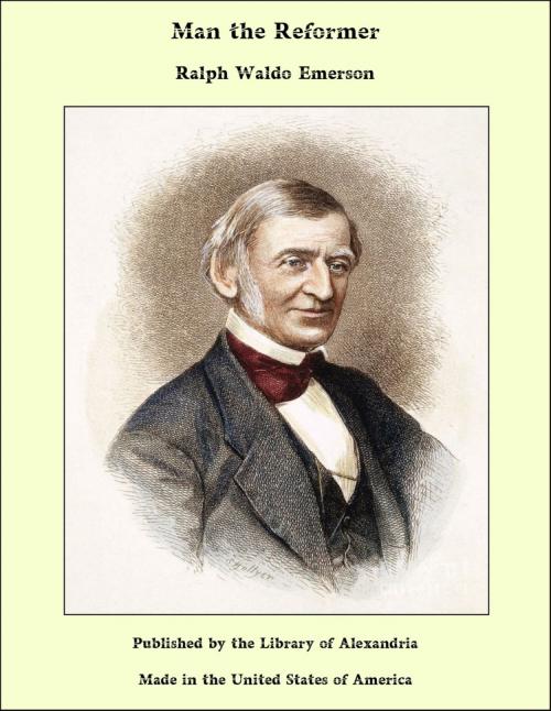 Cover of the book Man the Reformer by Ralph Waldo Emerson, Library of Alexandria