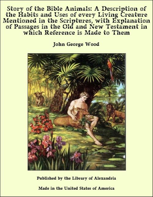 Cover of the book Story of the Bible Animals: A Description of the Habits and Uses of every Living Creature Mentioned in the Scriptures with Explanation of Passages in the Old and New Testament by John George Wood, Library of Alexandria