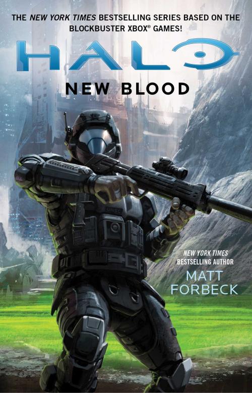 Cover of the book HALO: New Blood by Matt Forbeck, Gallery Books