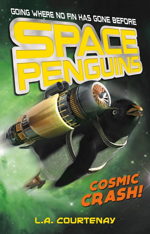 Cover of the book Space Penguins Cosmic Crash! by Lucy Courtenay, Capstone