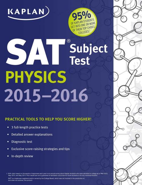 Cover of the book Kaplan SAT Subject Test Physics 2015-2016 by Kaplan Test Prep, Kaplan Publishing